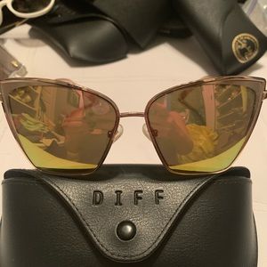 DIFF Sunglasses - Rosegold BECKY style
